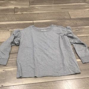 UGG sweatshirt with frilled collar detail